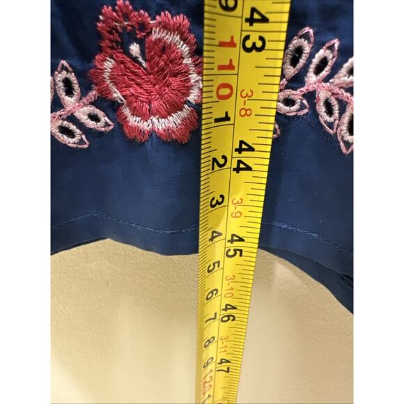 NWT Johnny Was Alegra Poplin Embroidered Blue $358 Dress PM - Picture 10 of 13